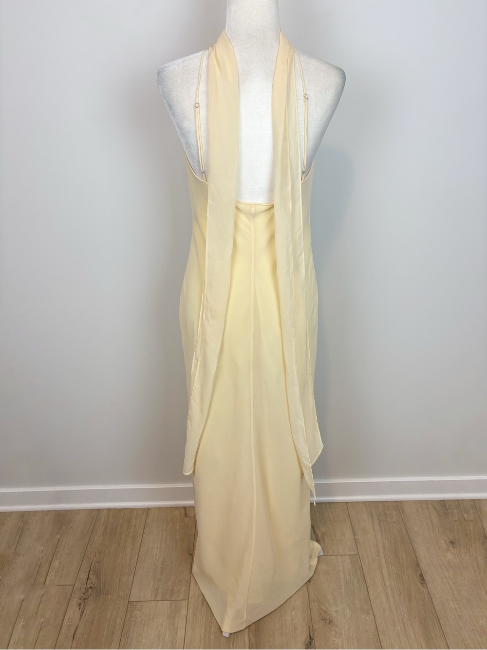 Amanda Uprichard Ashton Maxi Dress in Cornsilk Size M - Picture 7 of 14